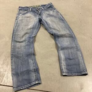 Y2K western relaxed Jeans 34x30